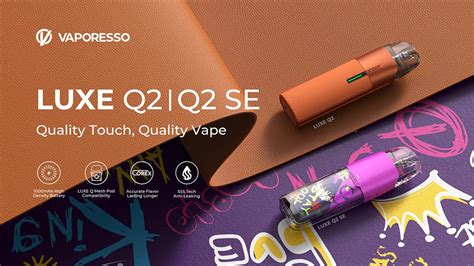 luxeq|VAPORESSO Luxe Q Pod Kit, 2 ml Fassungsvermögen, schwarz